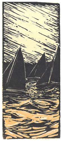 Sail Sketch (on creme paper)